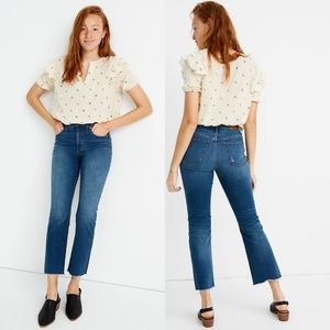 Madewell Cali Demi-boot Preston wash raw hem edition casual classic normcore